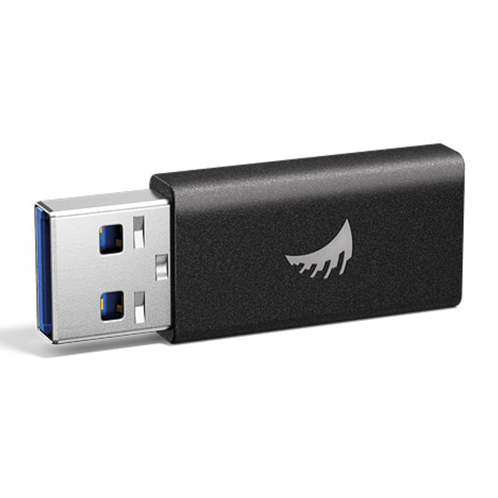 Angelbird USB 3.1 Gen2 Type-A nach Type-C Adapter active schwarz