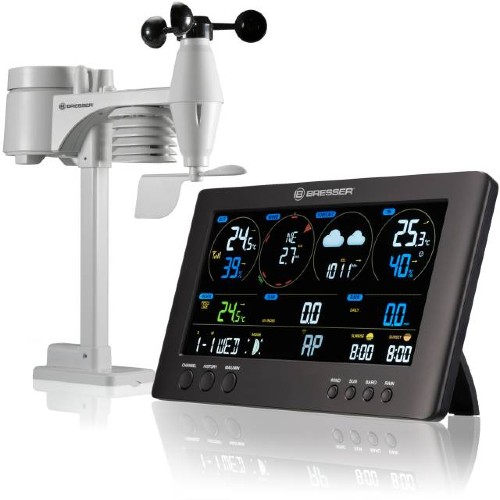 Bresser WIFI ClearView Wetterzentrale 7-in-1 Sensor