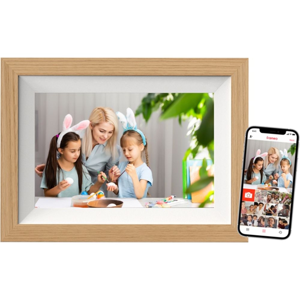 Braun DigiFrame 10W WiFi Buche + Weiß