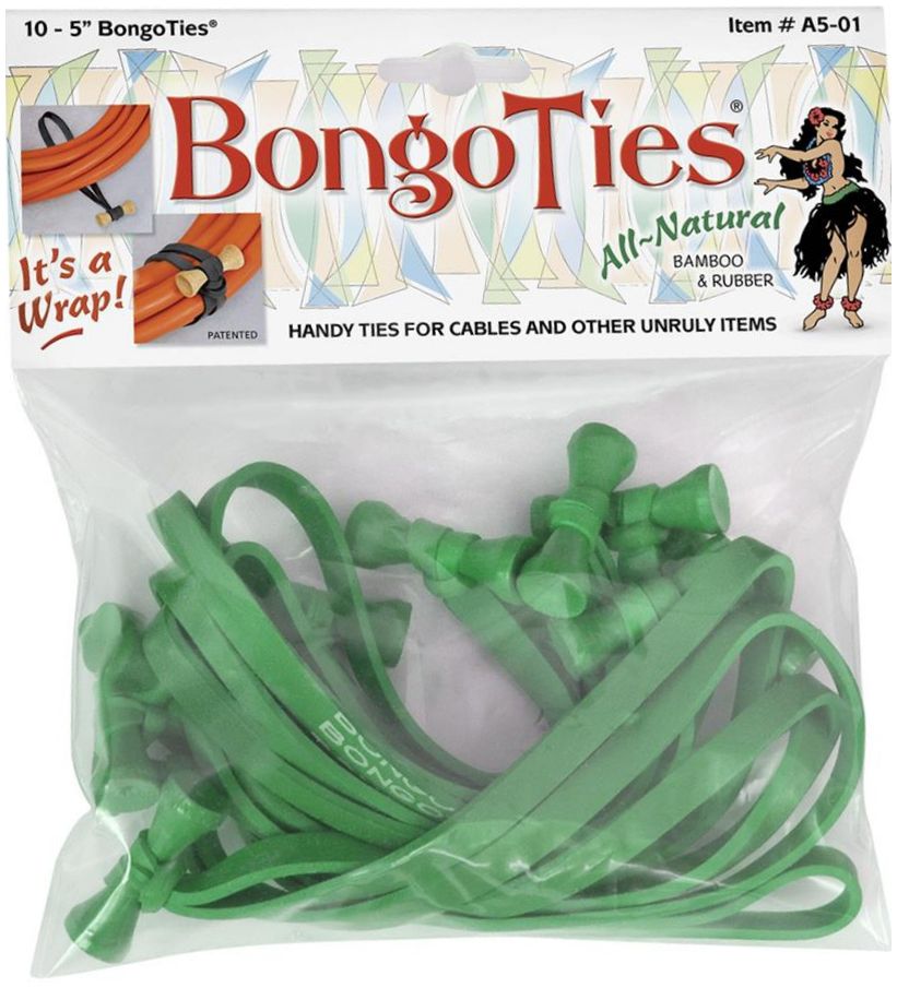 Bongo Ties Kabelbinder All-Green 10 Stk.
