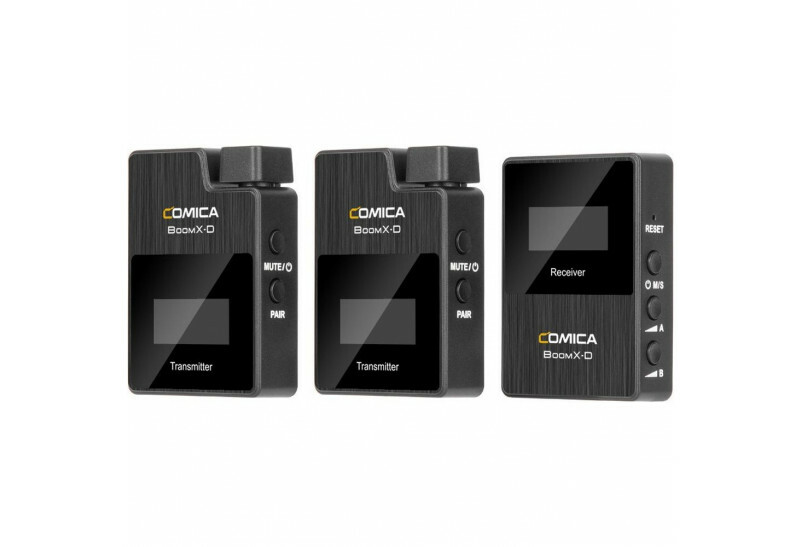 Comica Boom X-D2 (2TX + RX) 2,4G Digital-Funkmikrofon