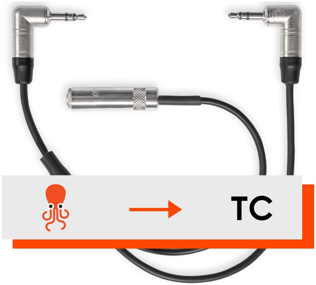 Tentakel Sync Timecode & Mikrofon zu Kamera Y-Kabel