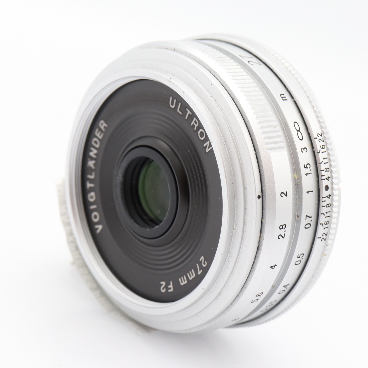 Voigtlander Ultron 27mm f/2 Fujifilm X Silber Gebrauchtware