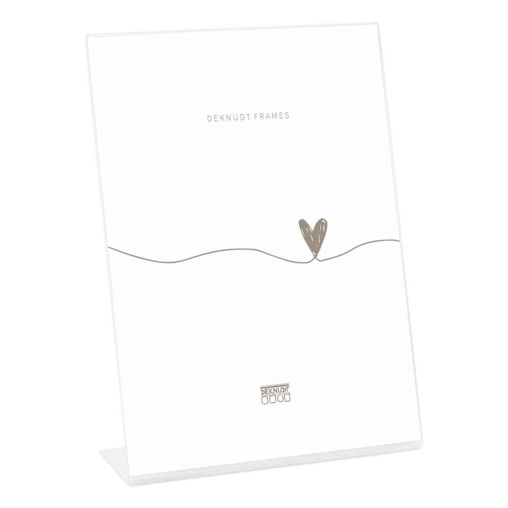 Deknudt Rahmen mit Kunststoffsockel für ein horizontales Foto 13x18 S58RL1