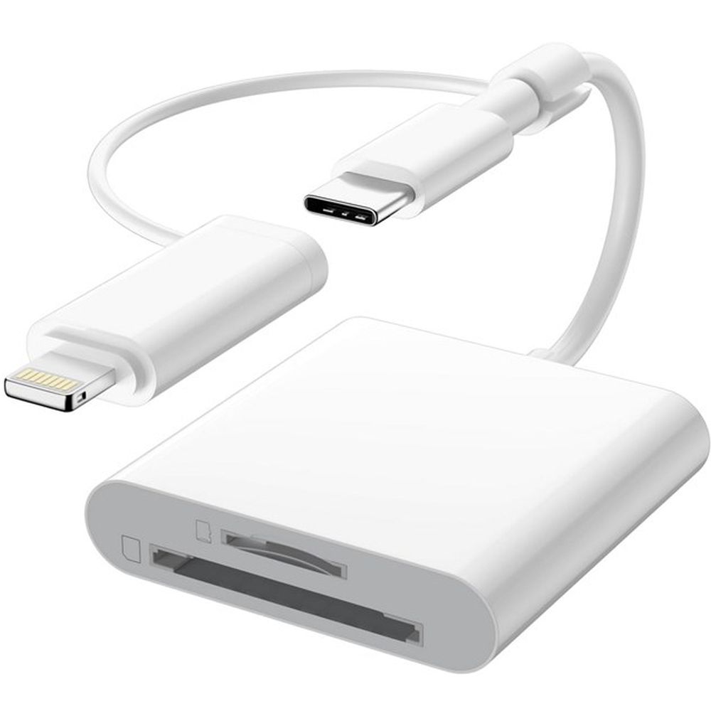 SMart SMCL1 Kartenleser SD/microSD Lightning + Typ-C