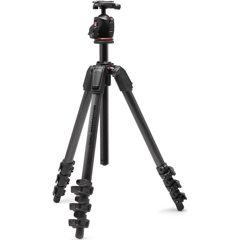 Manfrotto 055 Carbon 4 Sec Kit Kugelkopf Arca Swiss