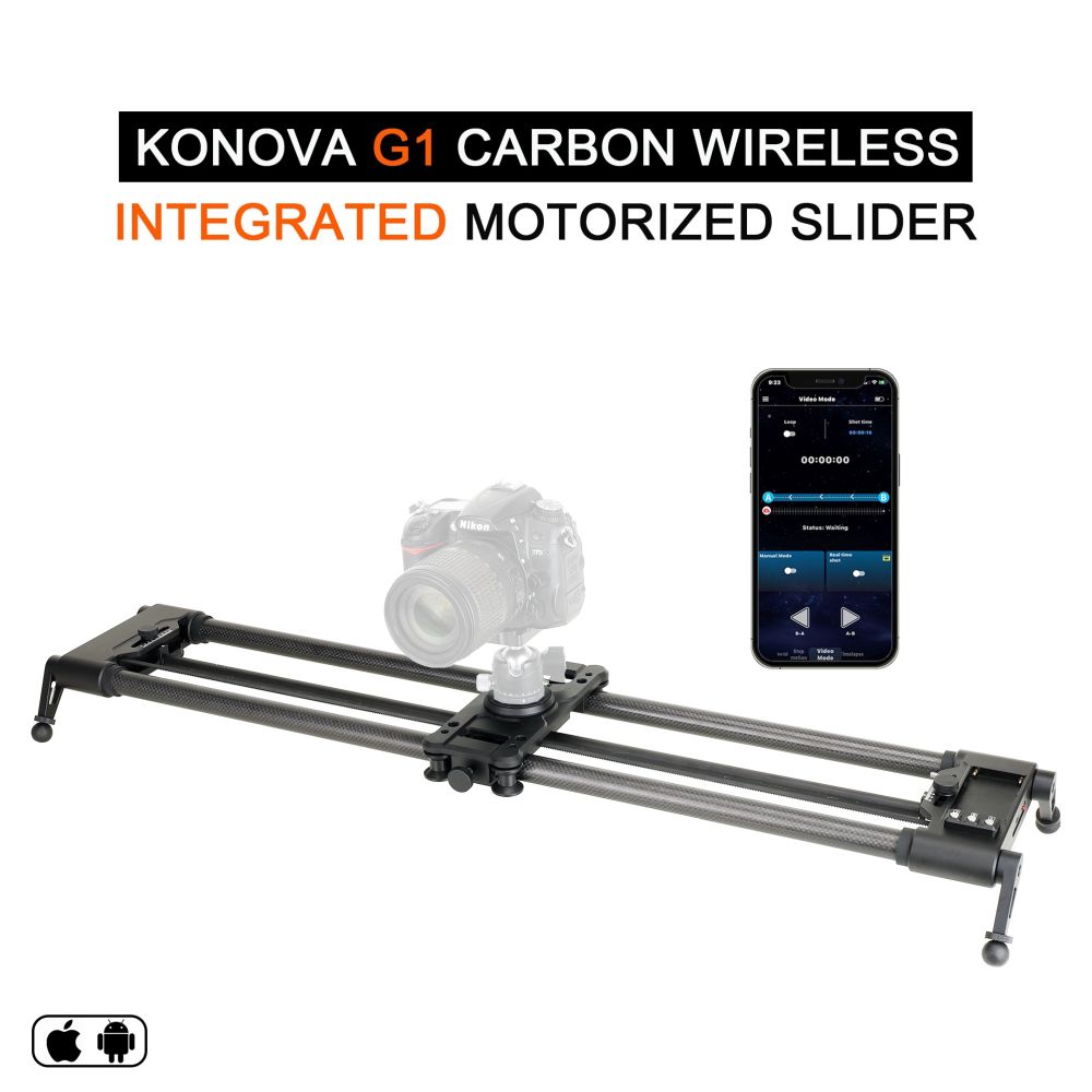 Konova G1 60cm Motorisierter Carbon Slider