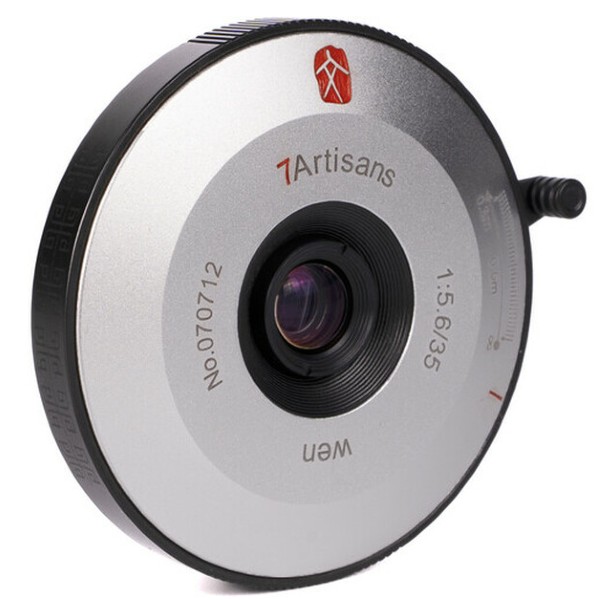 7artisans 35mm F5.6 Leica M Mount- Silber + Schwarz
