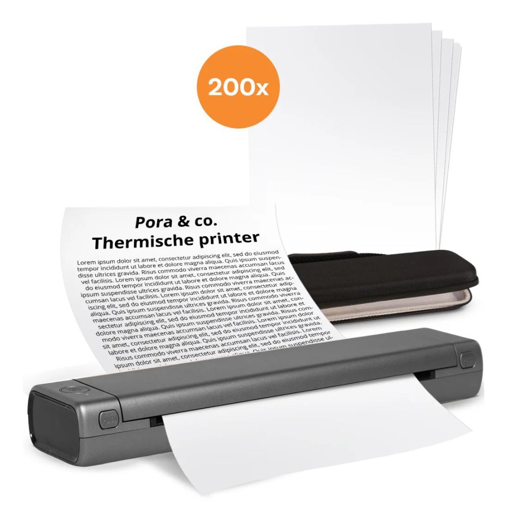 Pora&co Thermodrucker A4, grau