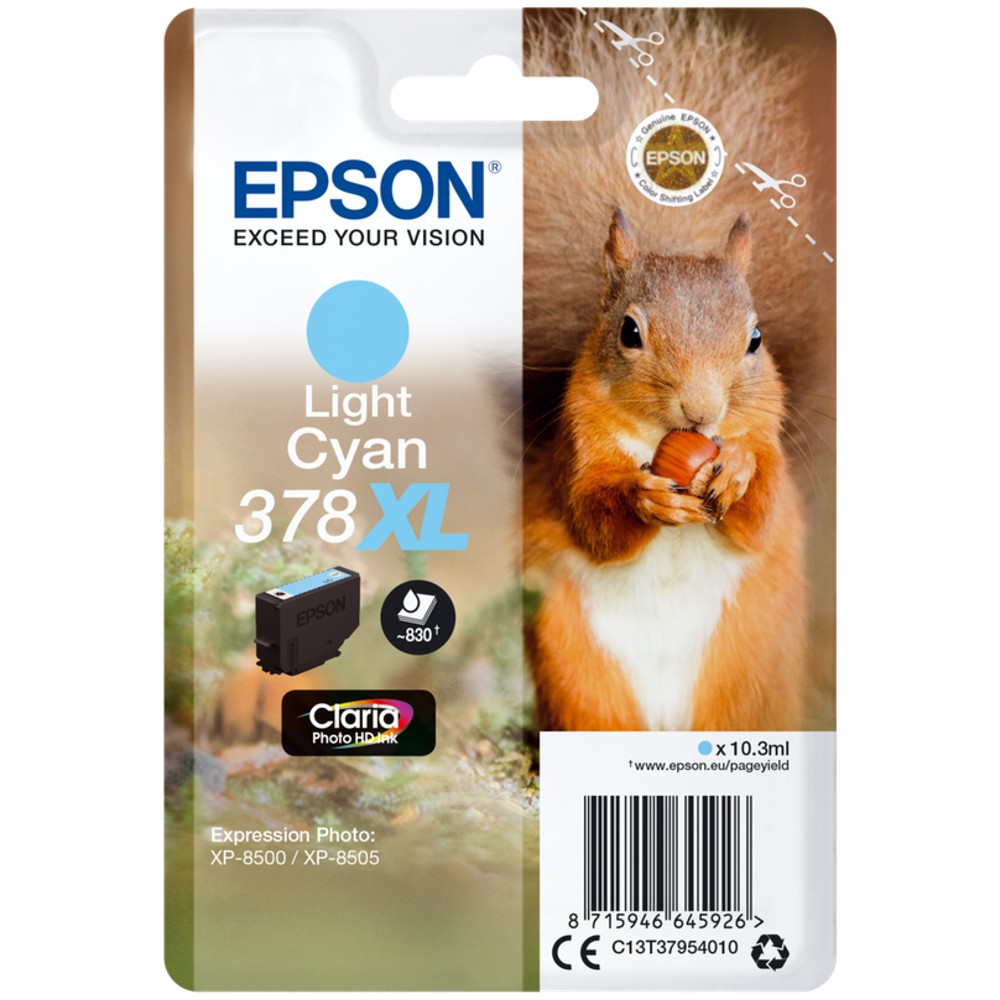 Epson 378XL Squirrel hell cyan