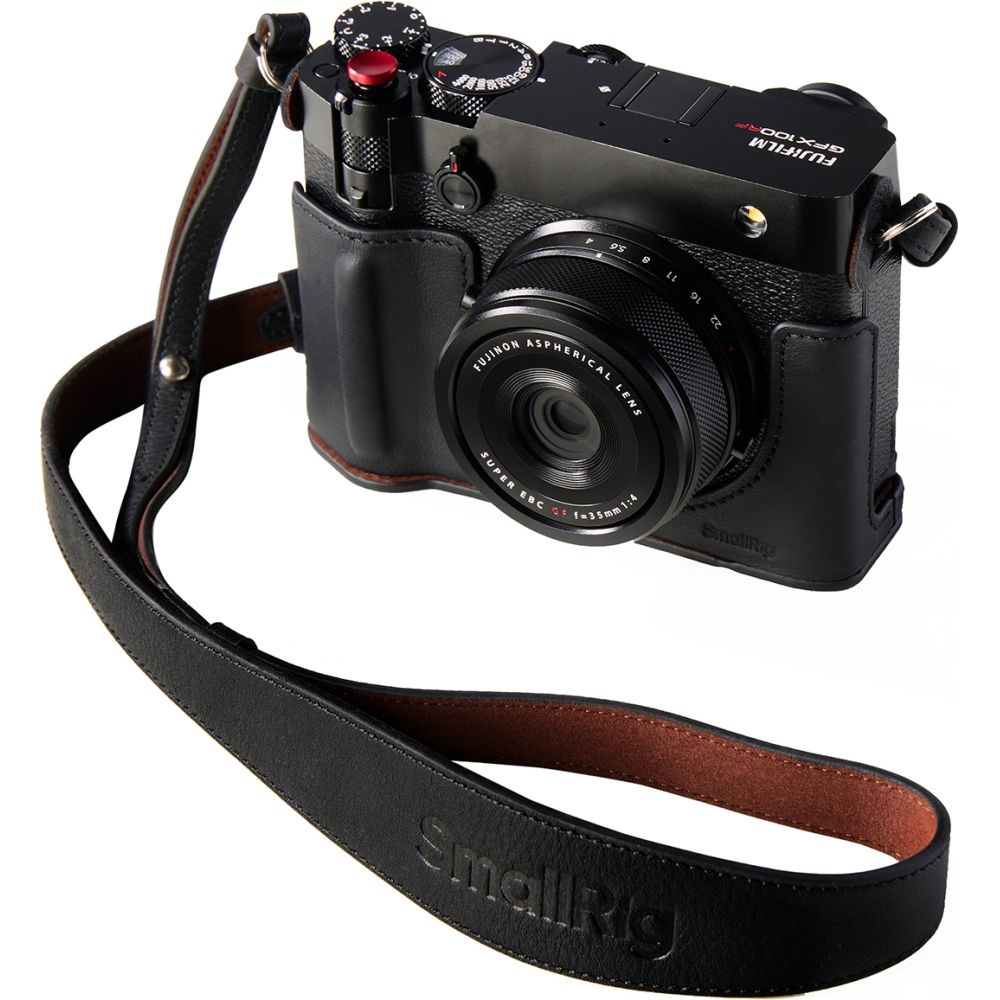 SmallRig 5267 Ledertasche Kit für Fujifilm GFX 100RF (schwarz)