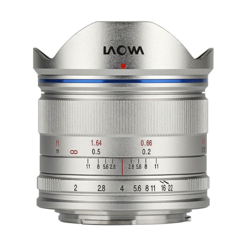 Venus Optics Laowa 7.5mm F/2.0 Lightweight Silber MFT