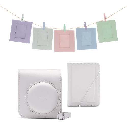 Fujifilm INSTAX mini 12 Accessory Kit - Clay White