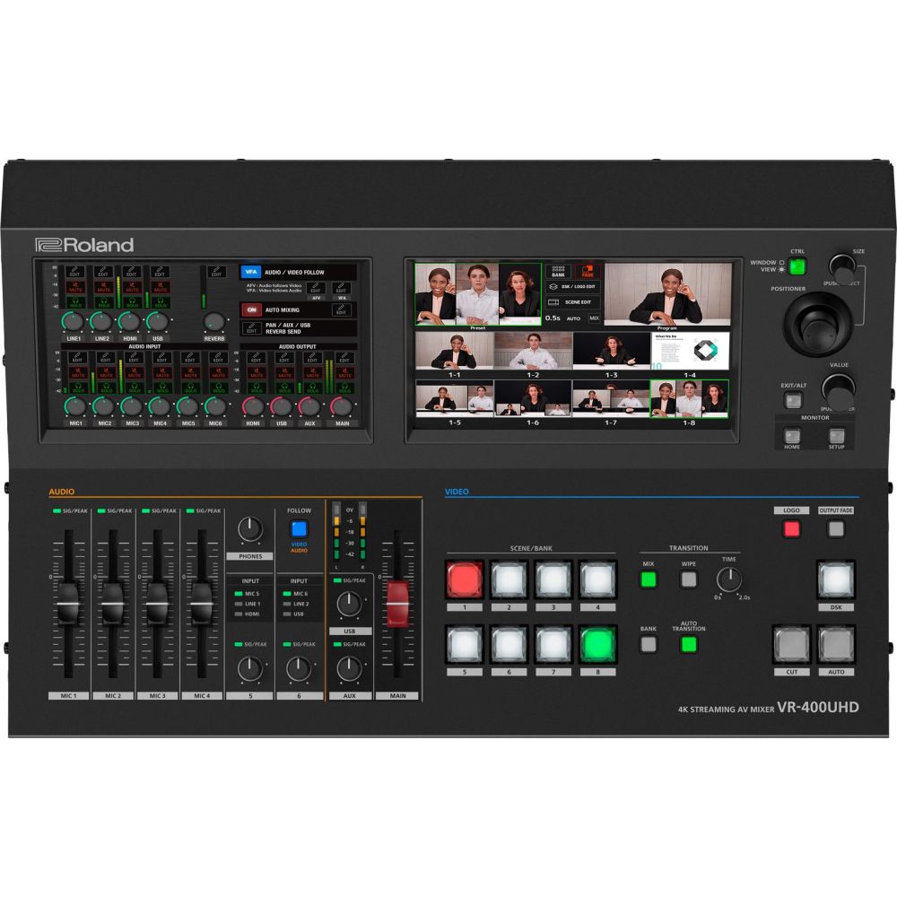 Roland VR-400UHD 4K-Streaming-Mixer