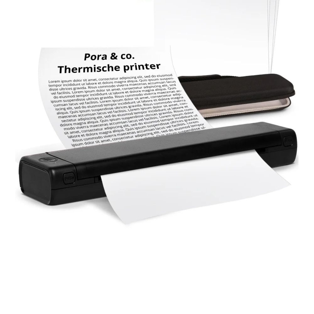 Pora&co Thermodrucker A4, schwarz