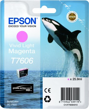 Epson T7606 vivid hell magenta