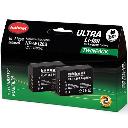 Hahnel HL-F126S Ultra - Fujifilm NP-W126S Twin Pack