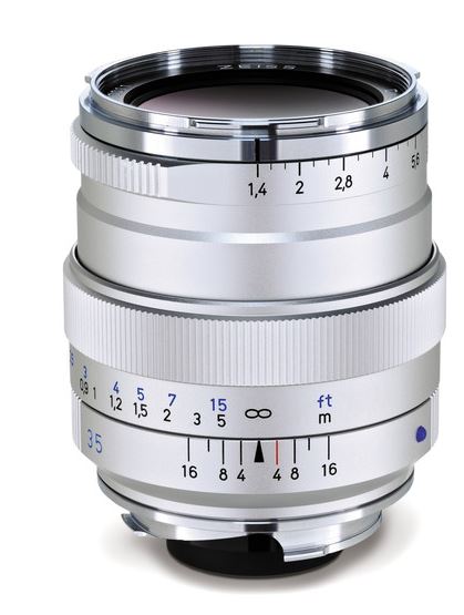 Zeiss 35 mm F/1.4 Distagon T* Silber ZM (Zeiss-Leica)
