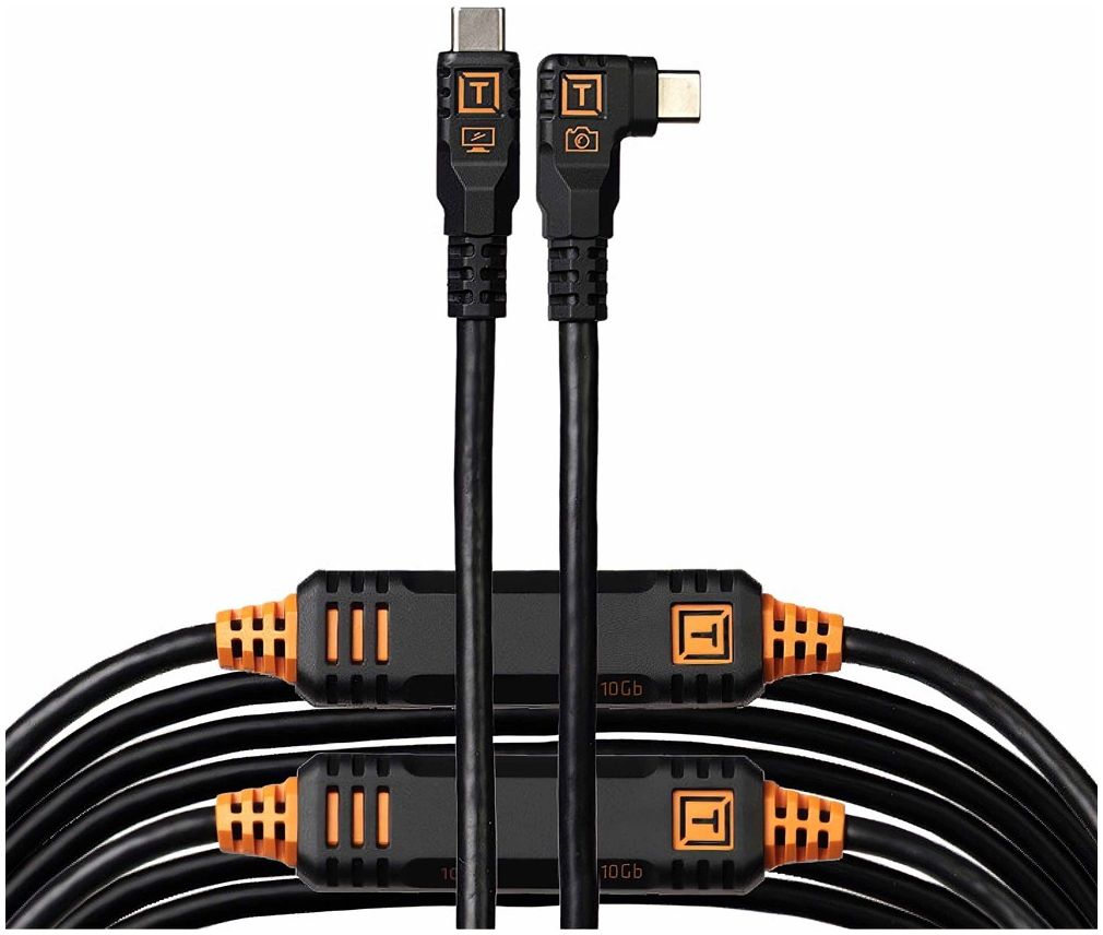 Tether Tools TetherPro Optima 10G USB-C, 31' (9,4m), gerade nach rechts schwarz