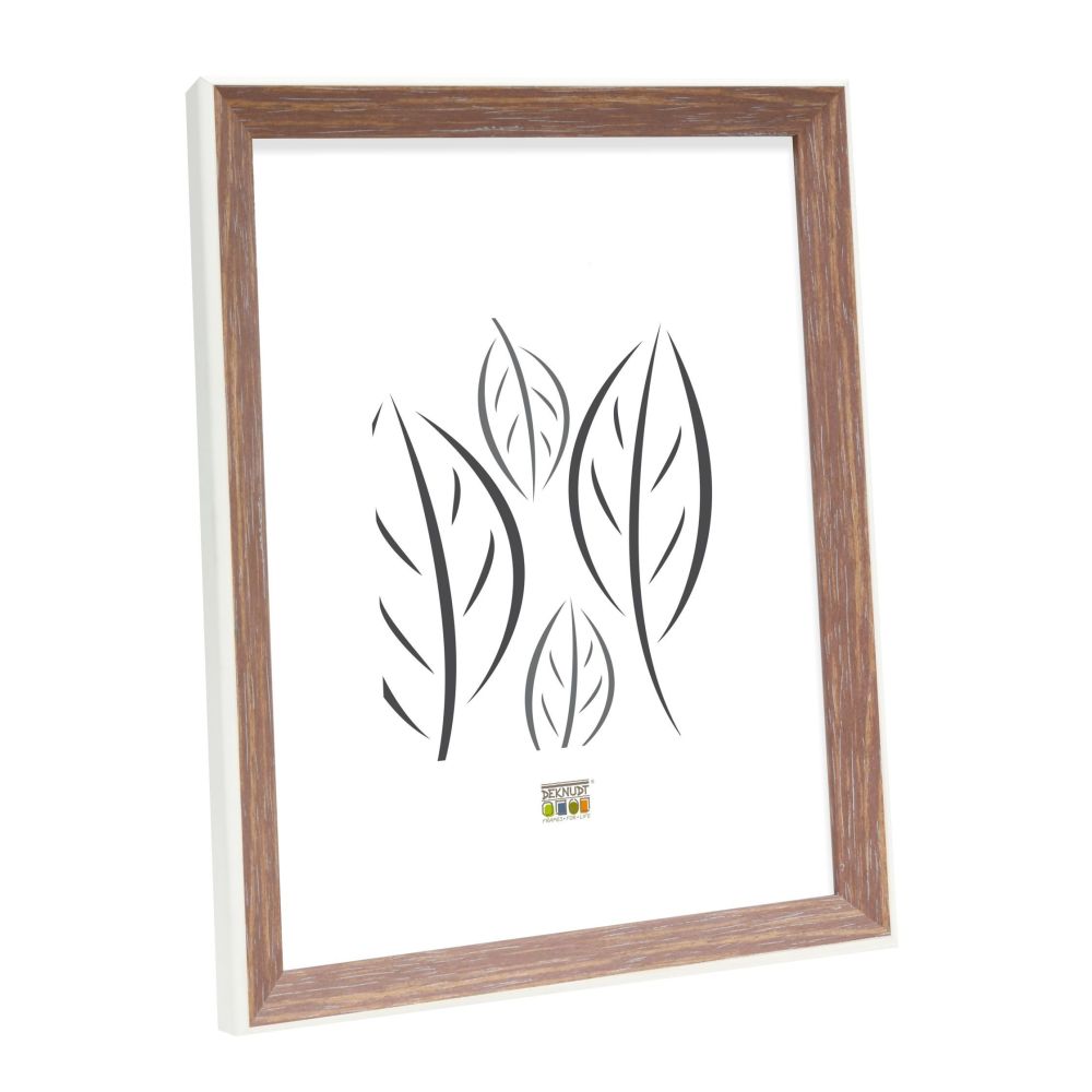 Deknudt Fotorahmen in Beige mit weißem Rand 13x18 S46CH3