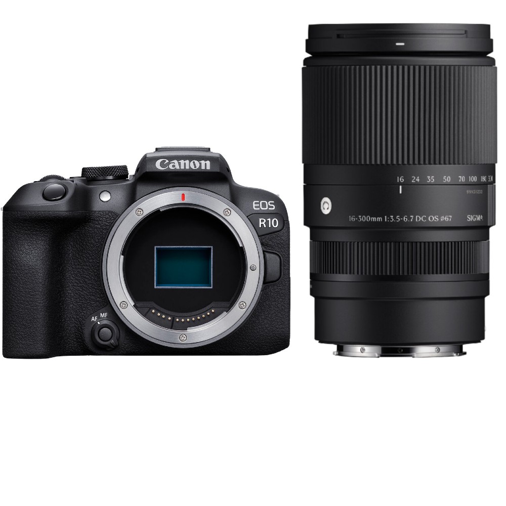 Canon EOS R10 Systemkamera + Sigma 16-300mm f/3.5-6.7 DC OS