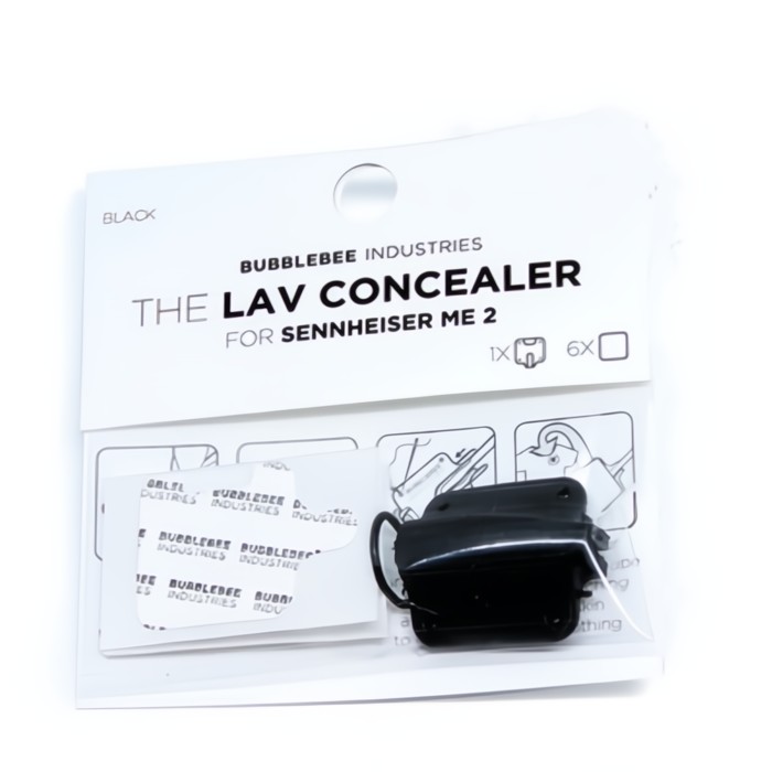 Bubblebee The Lav Concealer für Sennheiser ME2, schwarz
