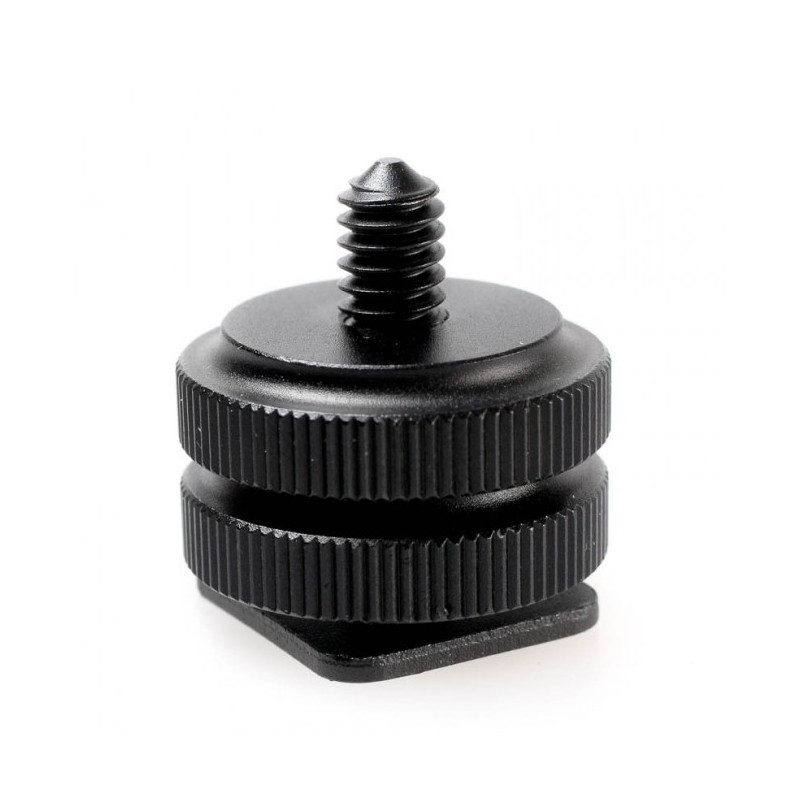 Caruba hotshoe Adapter universal - 1/4" male Schraubengewinde