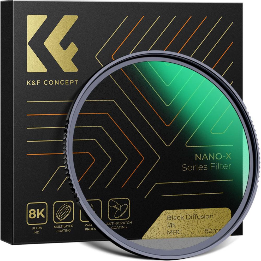 Filtre K&F Concept 1/8 Black Mist Nano X - 52 mm
