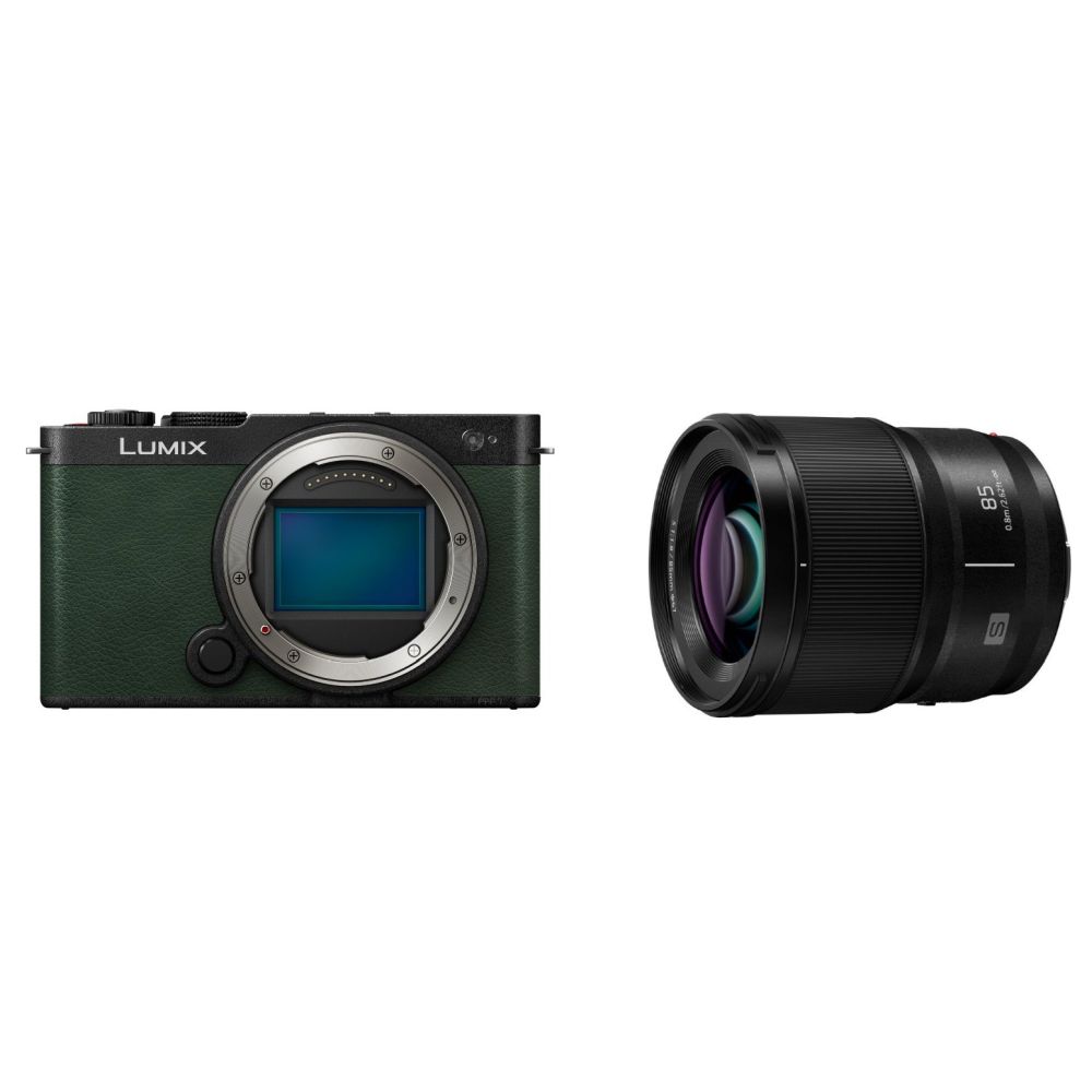 Panasonic Lumix S9 Body Dark Olive + Lumix S 85mm F/1.8