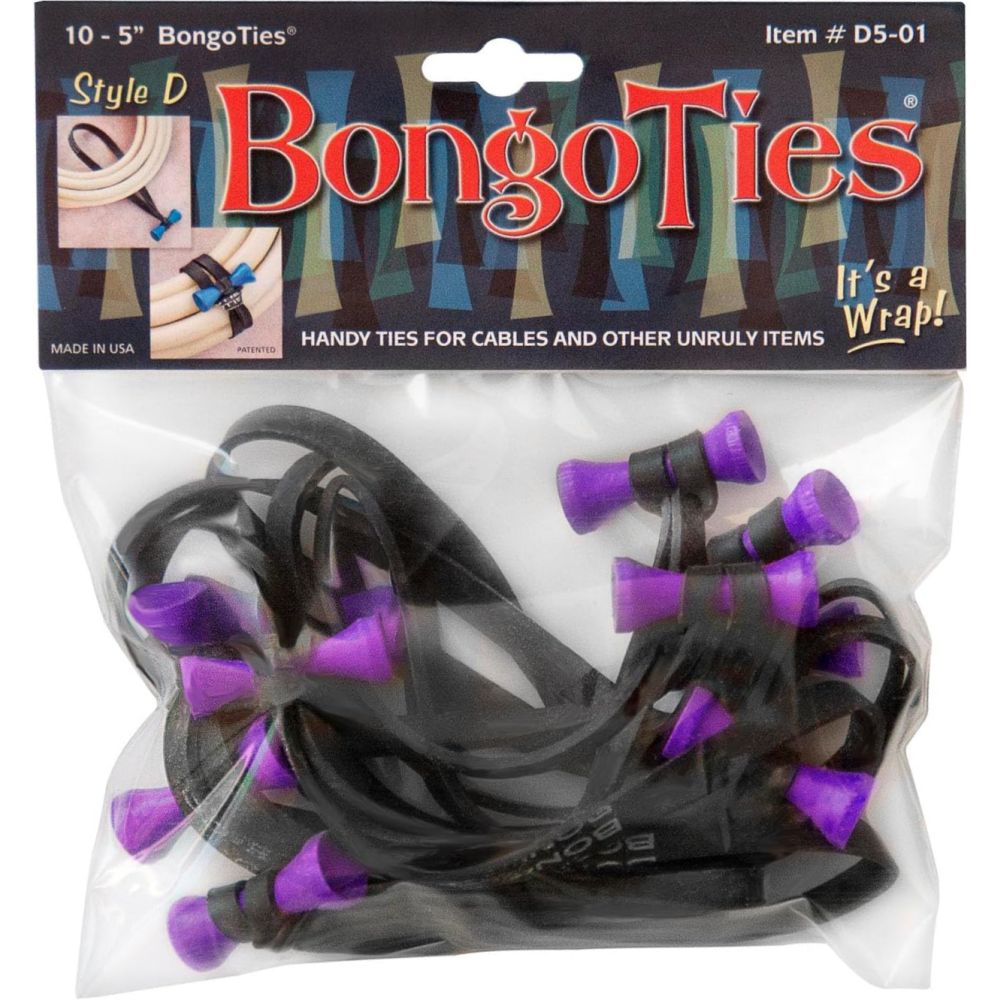 Bongo Ties Ube (épingle violette)