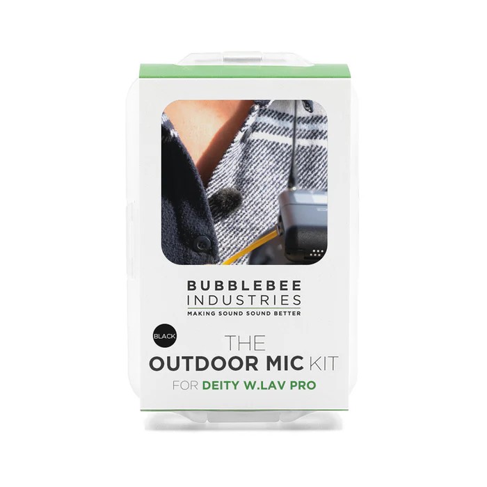 Bubblebee The Outdoor Mic Kit For Deity W.Lav Pro, Noir