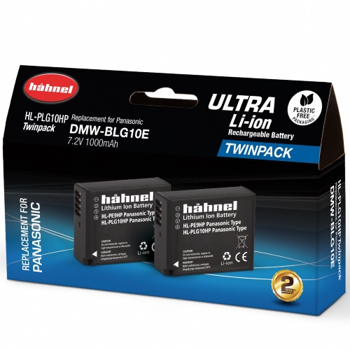 Hähnel HL-PLG10HP Ultra Twin Pack - Panasonic DMW-BLG10E