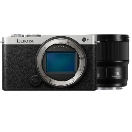 Panasonic Lumix S9 Boîtier argent/noir + Lumix S 18mm F/1.8