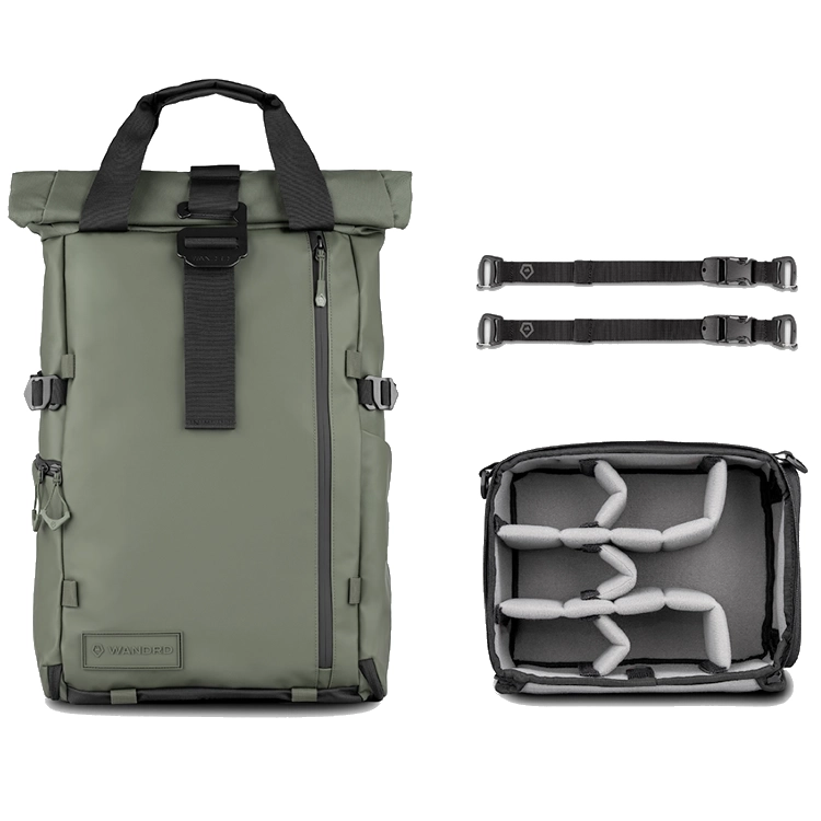WANDRD PRVKE Photo Bundle Sac à Dos V4 - Wasatch Green - 31L
