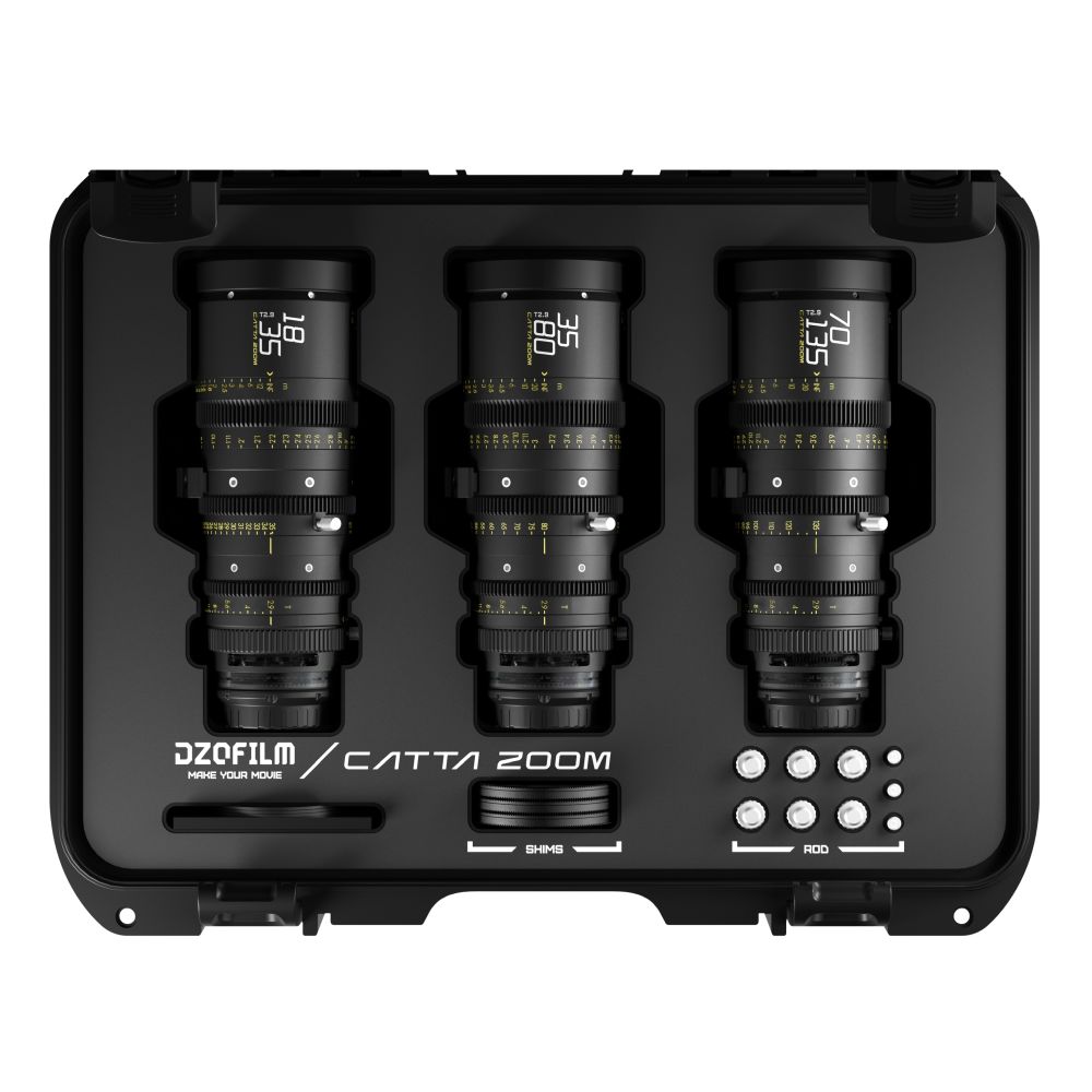 DZOFilm Catta ZOOM Bundles 18-35/35-80/70-135 T2.9 - E-mount (noir)