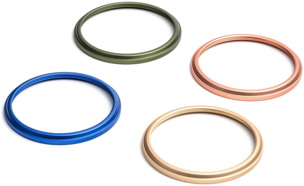 Kit d'anneaux NiSi Fujifilm X100 (or, orange, vert, bleu)