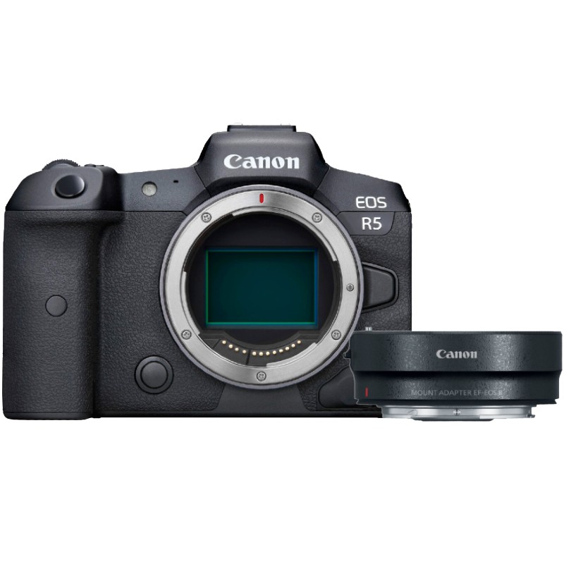 Canon EOS R5 + EF - RF mount Adapter