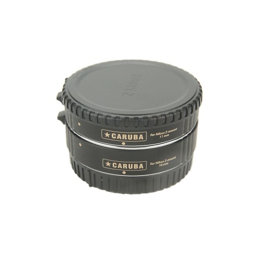 Caruba Extension Tube set Nikon Chroom (type II) Z Mount (voor Nikon Z mount camera's)
