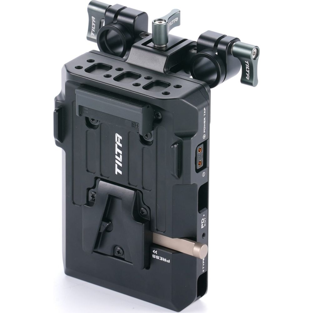 Plaque de batterie Tilta Smart V-mount inclinable - Noire