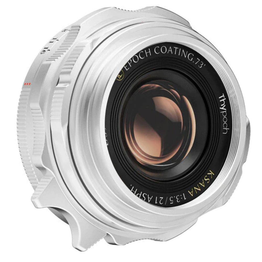 Thypoch Full-frame Ksana 21mm F/3.5 ASPH pour monture Leica M, argent