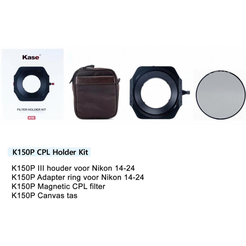 Kase K150P III Nikon 14-24 CPL KIT Support+CPL+Sac