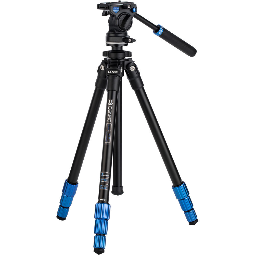 Kit de trépied vidéo Benro Slim TSL08AS2CSH