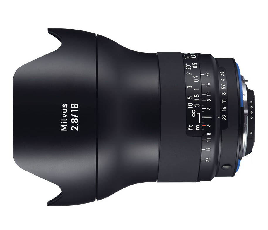 Zeiss Milvus 18 mm f/2.8 Monture ZF.2