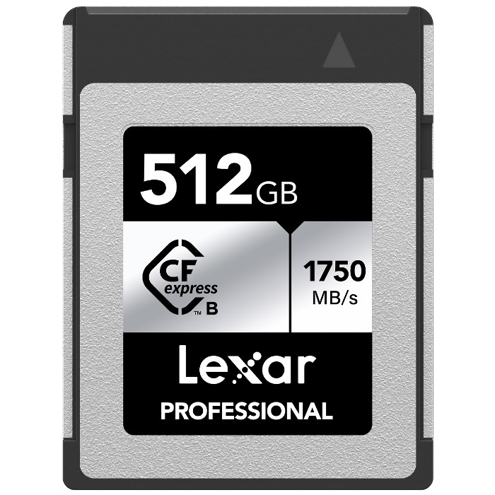 Lexar Professional Silver Carte CFexpress Type B R1750/W1300 MB/s – 512GB