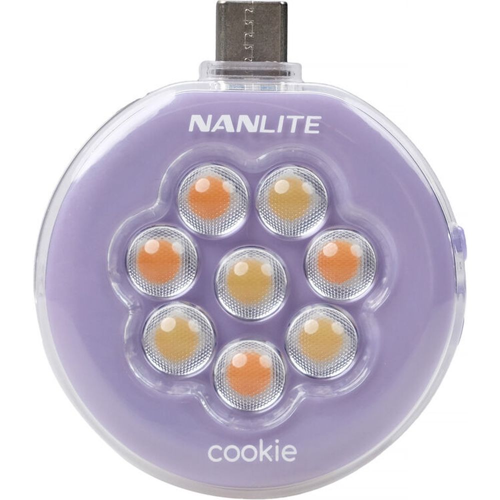 Mini lampe LED Nanlite Cookie (lavande)