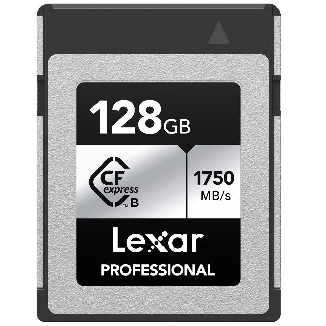 Lexar Professional Silver Carte CFexpress Type B R1750/W1300 MB/s – 128GB
