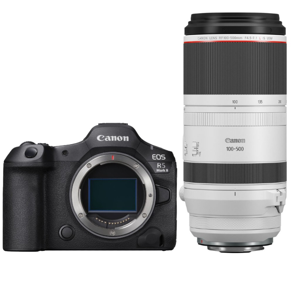 Canon EOS R5 mark II + RF 100-500mm F/4.5-7.1L IS USM