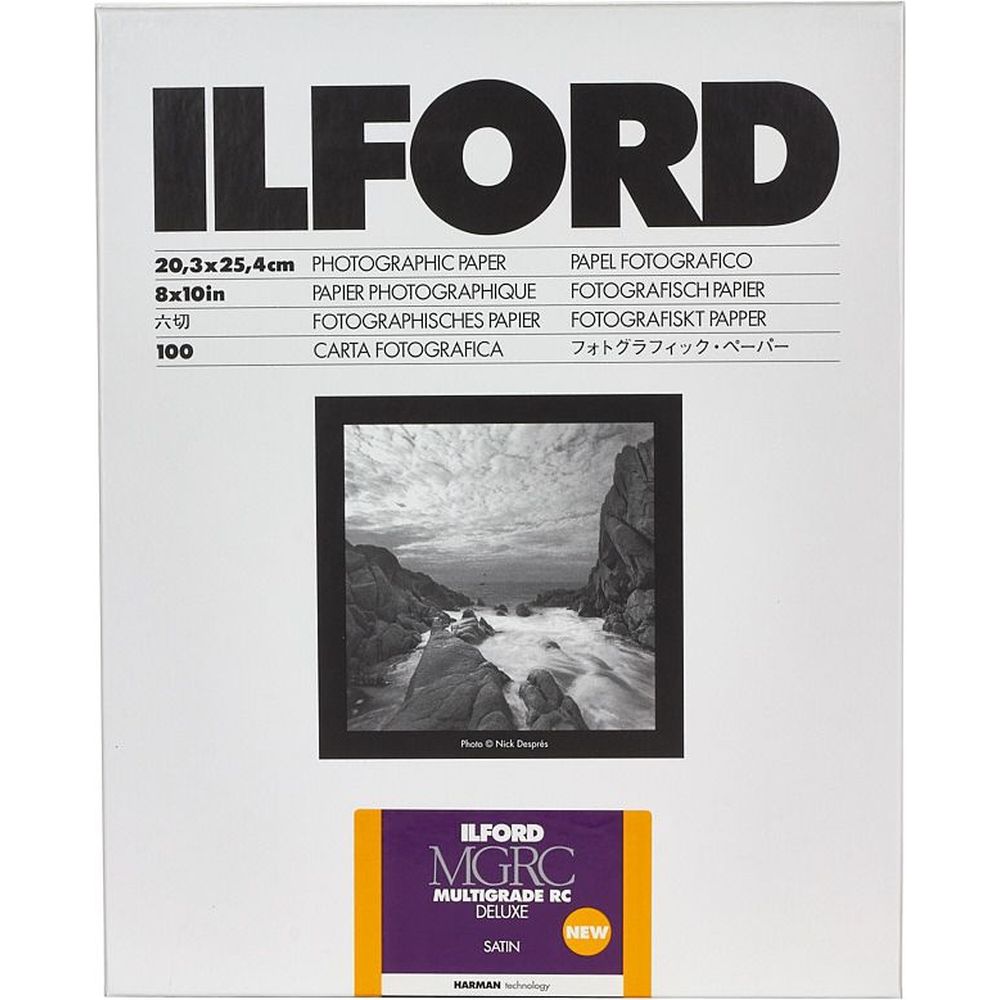 Papier Ilford Multigrade RC Deluxe Satin 50,8 x 61 cm, 10 feuilles