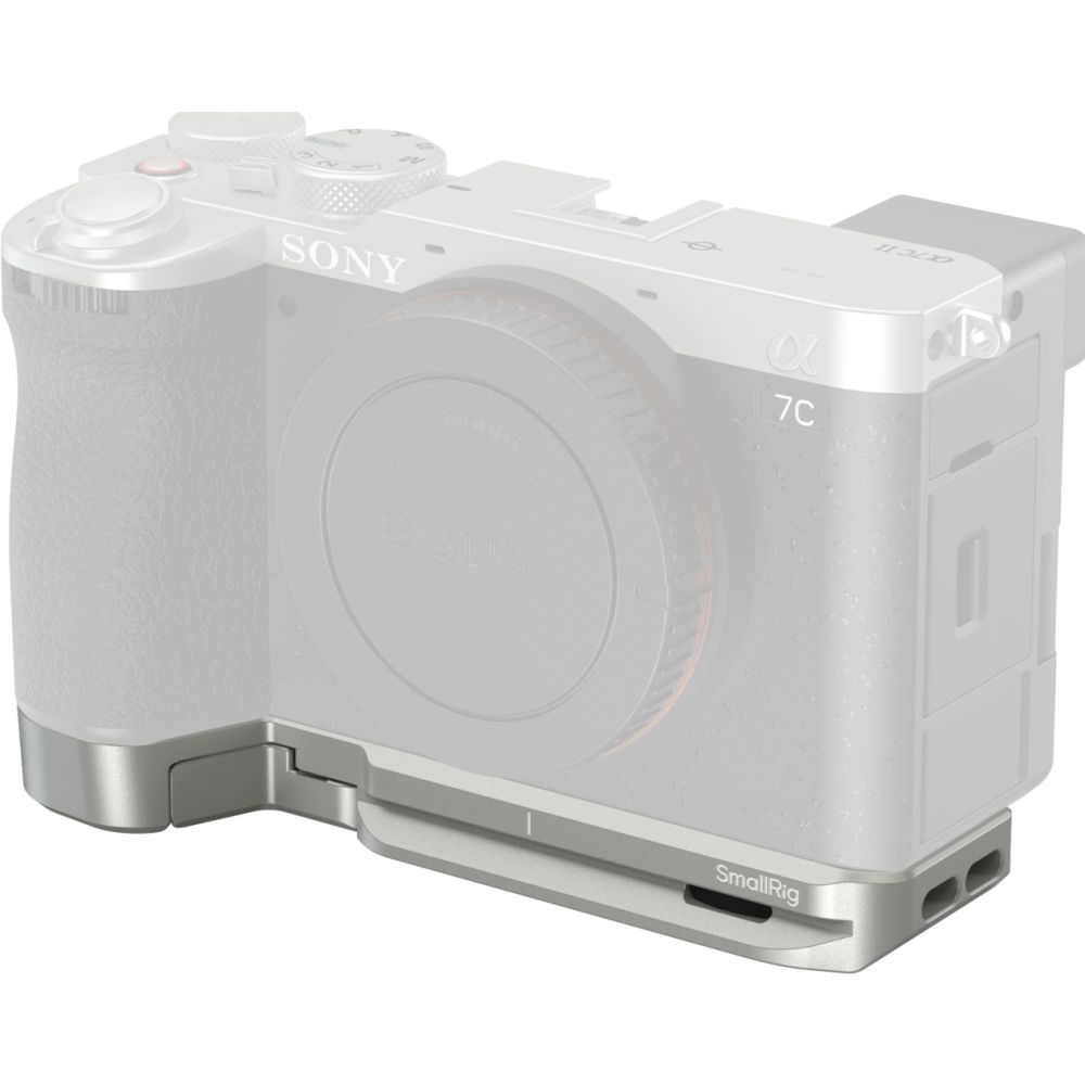 Plaque de base SmallRig 5482 avec emplacement Airtag pour Sony Alpha 7C II / Alpha 7CR, argent