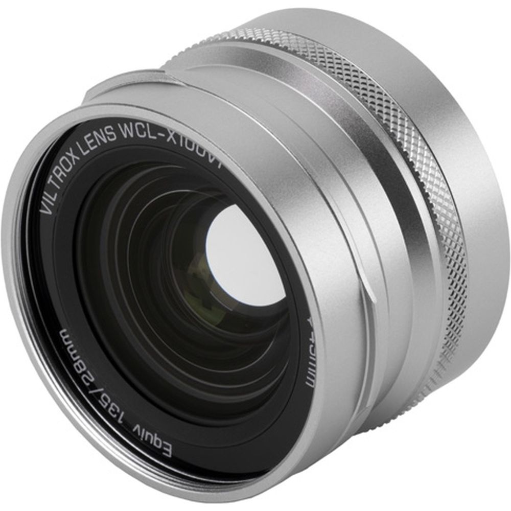 Objectif grand angle Viltrox WCL-X100VI pour Fujifilm X100VI argent